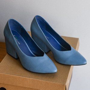 Matt & Nat Stanley Block Heel - Azur (Blue)